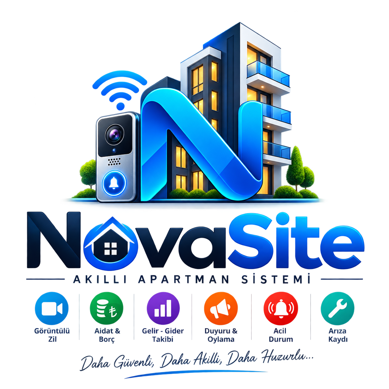 NovaSite akıllı apartman sistemi logosu